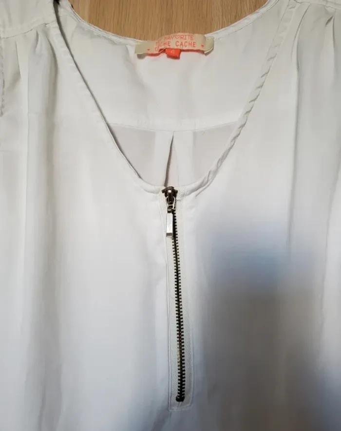 Blouse blanche manches courtes - photo numéro 5