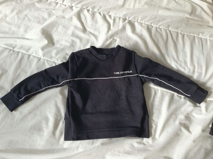 Ensemble garçon noir Karl Kagerfeld taille 4/5 ans - photo numéro 7