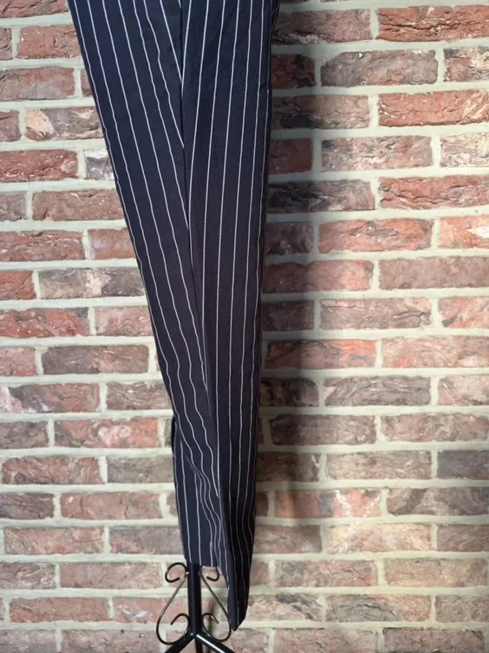 Pantalon droit ligne noir et blanc Lefties Taille XS / 34 - photo numéro 12
