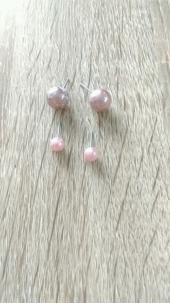 Lot de 2 paires de boucles d'oreilles