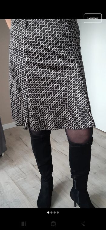 Jupe reflet brillant