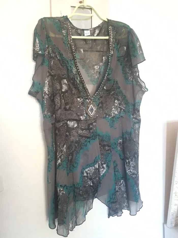 Tunique voile bijou 52