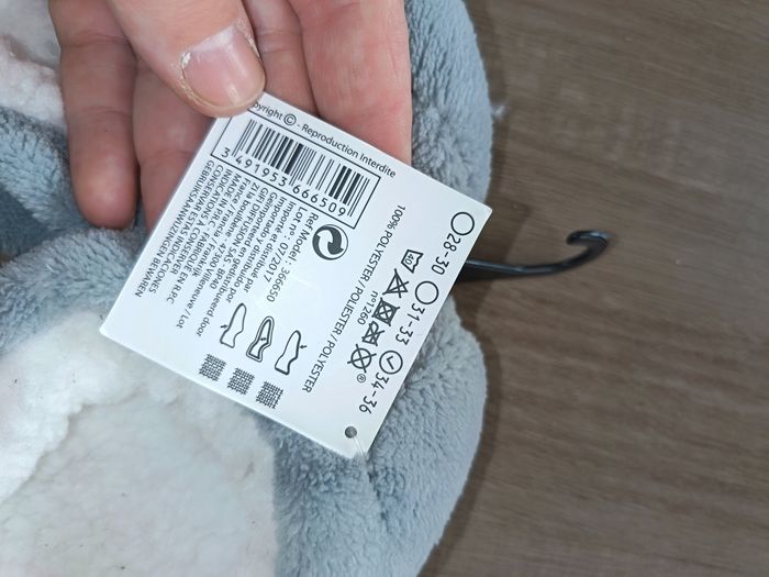 Chaussons licorne taille 34 - photo numéro 2