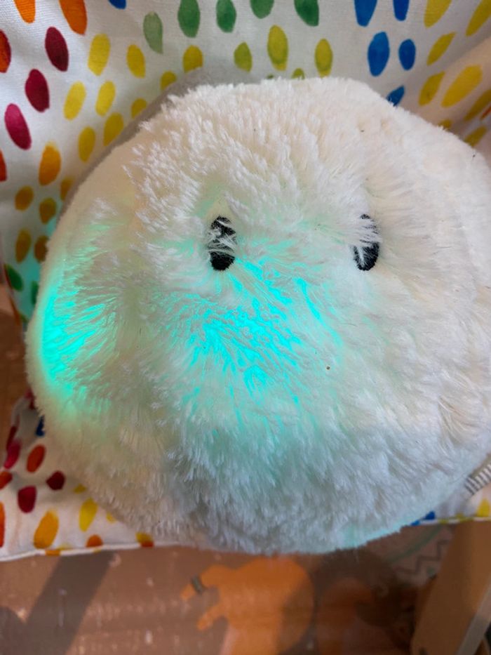 Peluche lumineuse multicolore boule blanche Sensibul - photo numéro 5
