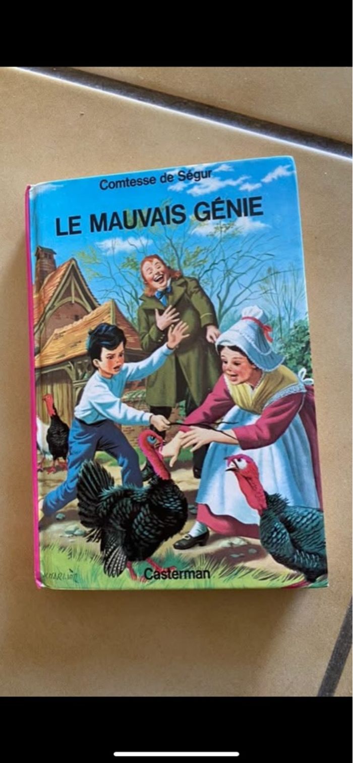 Livre Le mauvais génie , La comtesse de Ségur