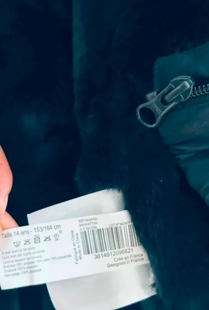 Manteau Monoprix teens hiver de qualité taille 14ans - photo numéro 5