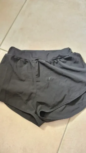 Short doublé femme noir taille 36 shein