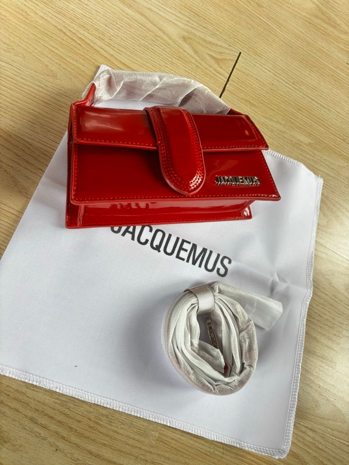 Sac jacquemus - rouge - très bon état - photo numéro 3