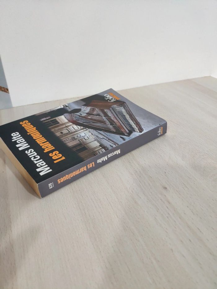 Livre pour policier Les harmoniques beau Danube bleu Marcus Malte - photo numéro 5