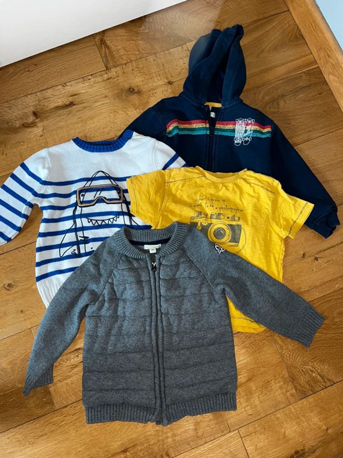 Lot de 4 haut Verbaudet, taille 4 ans