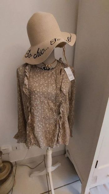 Chemisier blouse Léon & Harper taille M pur coton bio