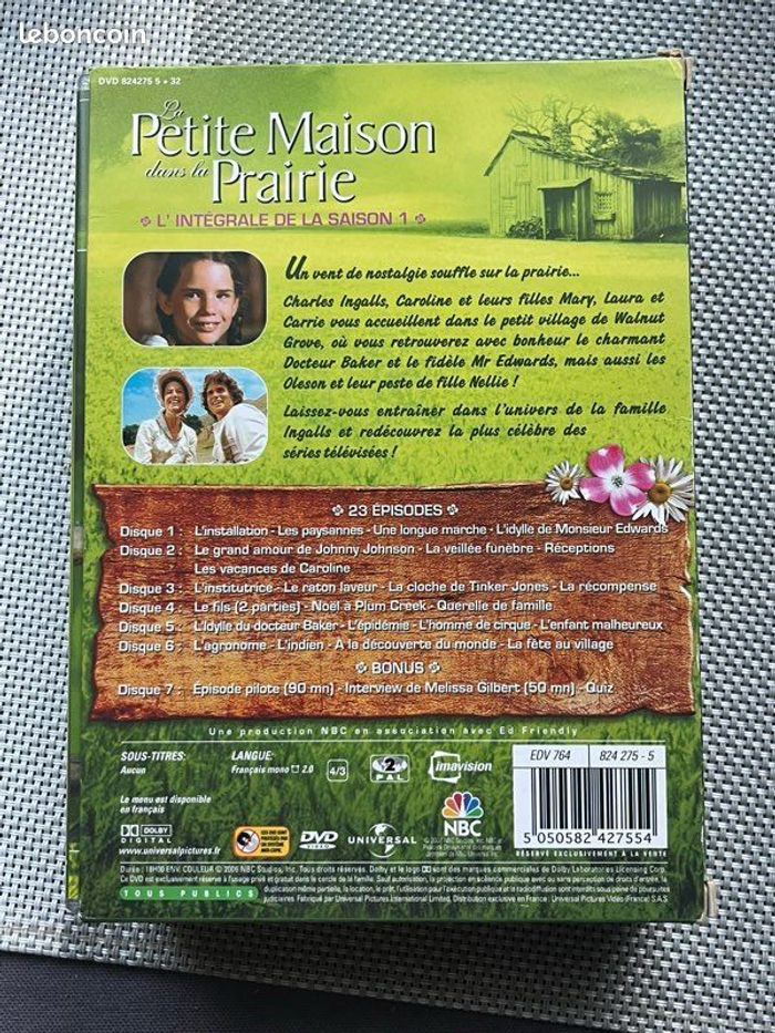 La petite maison dans la prairie (coffret 7 DVD, intégrale saison1) - photo numéro 2