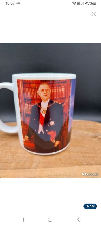 Mug Charles de Gaulle