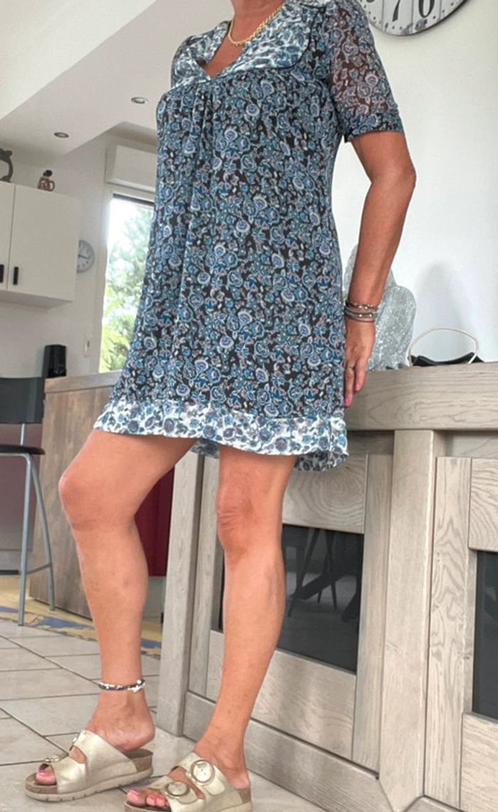 Jolie robe grain de malice taille 36 bel imprimé fleurit tbeg - photo numéro 13