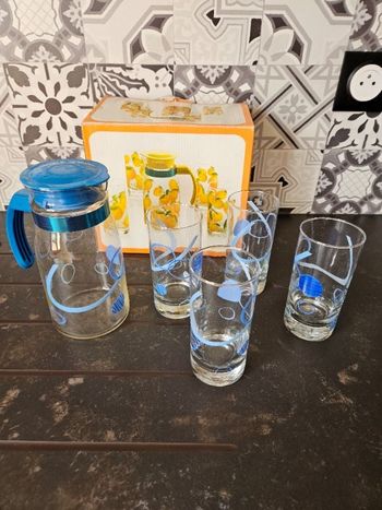 Service à orangeade vintage