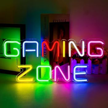 Déco neon Gaming Zone Ado geek