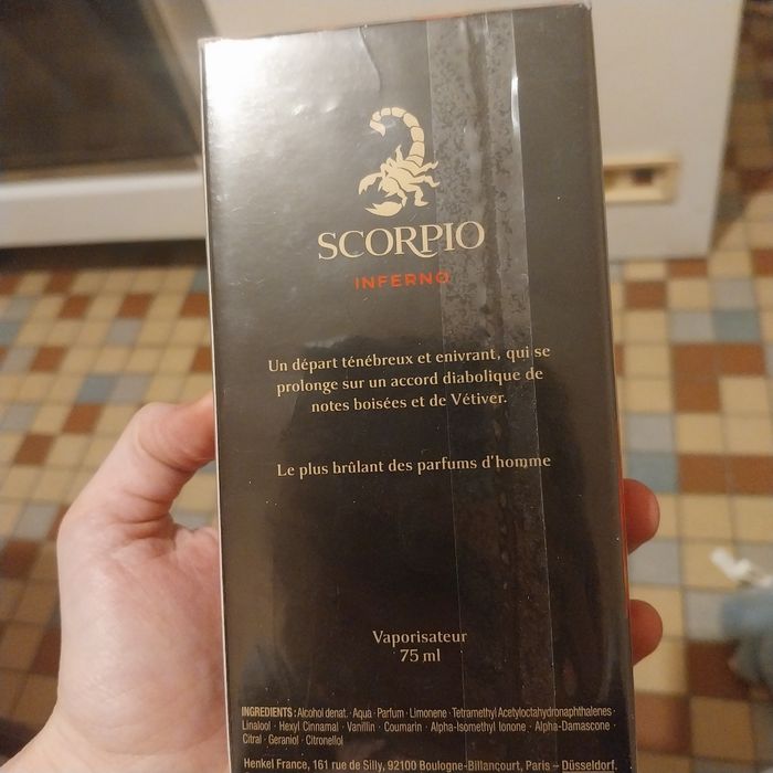 Eau de toilette scorpio inferno sous blister 75 ml - photo numéro 3