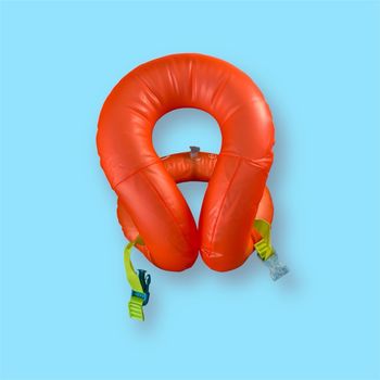 Décathlon Gilet de natation gonflable orange Taille 18-30kg