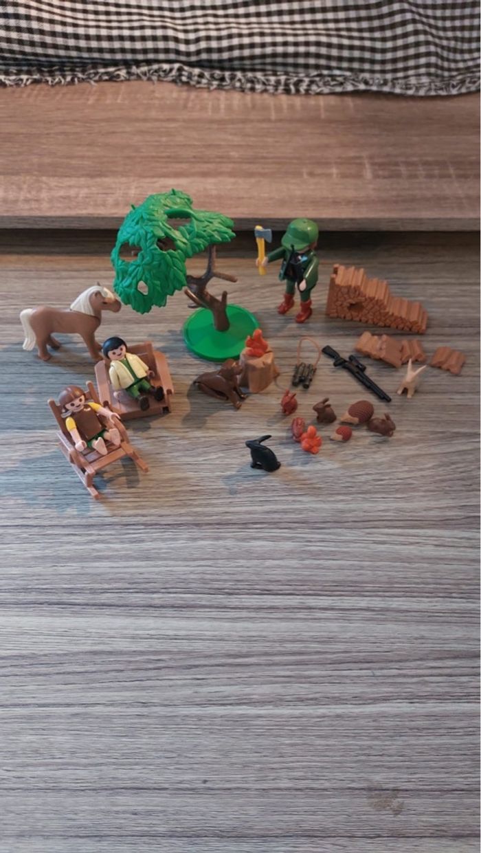 Lot playmobil les chasseurs en très bon état - photo numéro 2