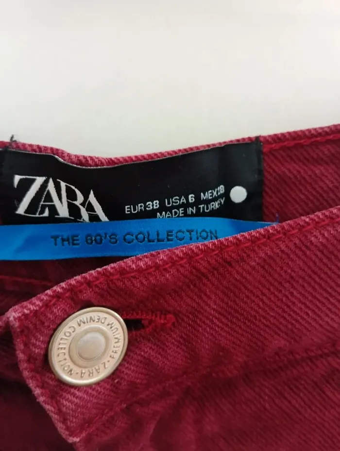 Jean Zara bordeaux coupe baloon collection 80's - photo numéro 5