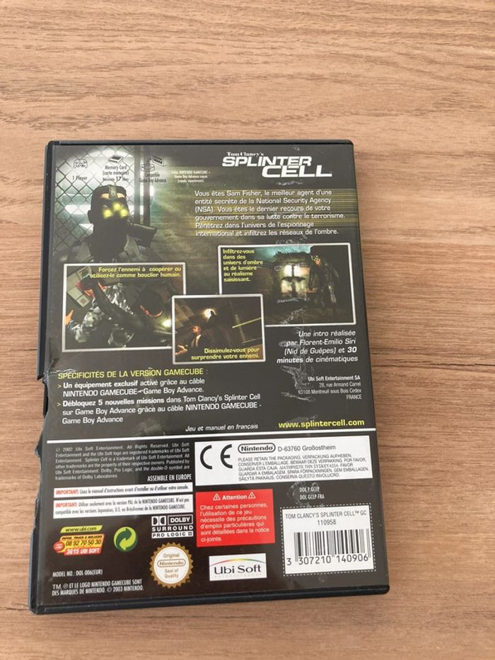 Tom Clancy’s Splinter Cell - Gamecube Nintendo - photo numéro 3