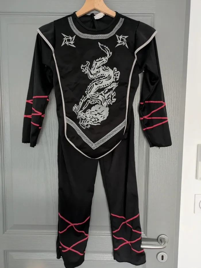 Costume déguisement ninja dragon 8 ans