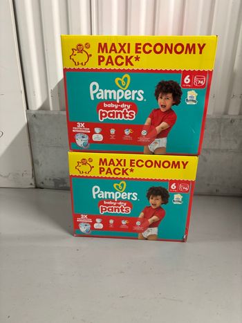 2 maxi pack Pampers Pants taille 6 