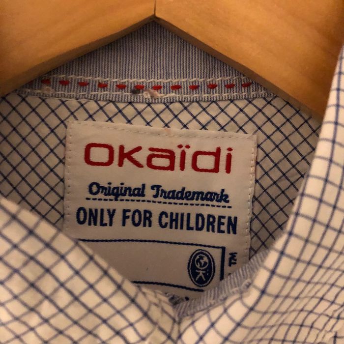 Chemise Okaïdi taille 12 ans petits carreaux - photo numéro 4