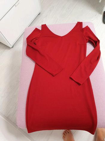 Robe moulante rouge