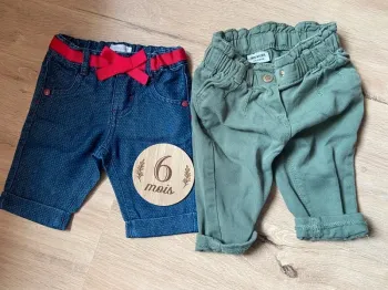 Lot 2 bas fille 6 mois