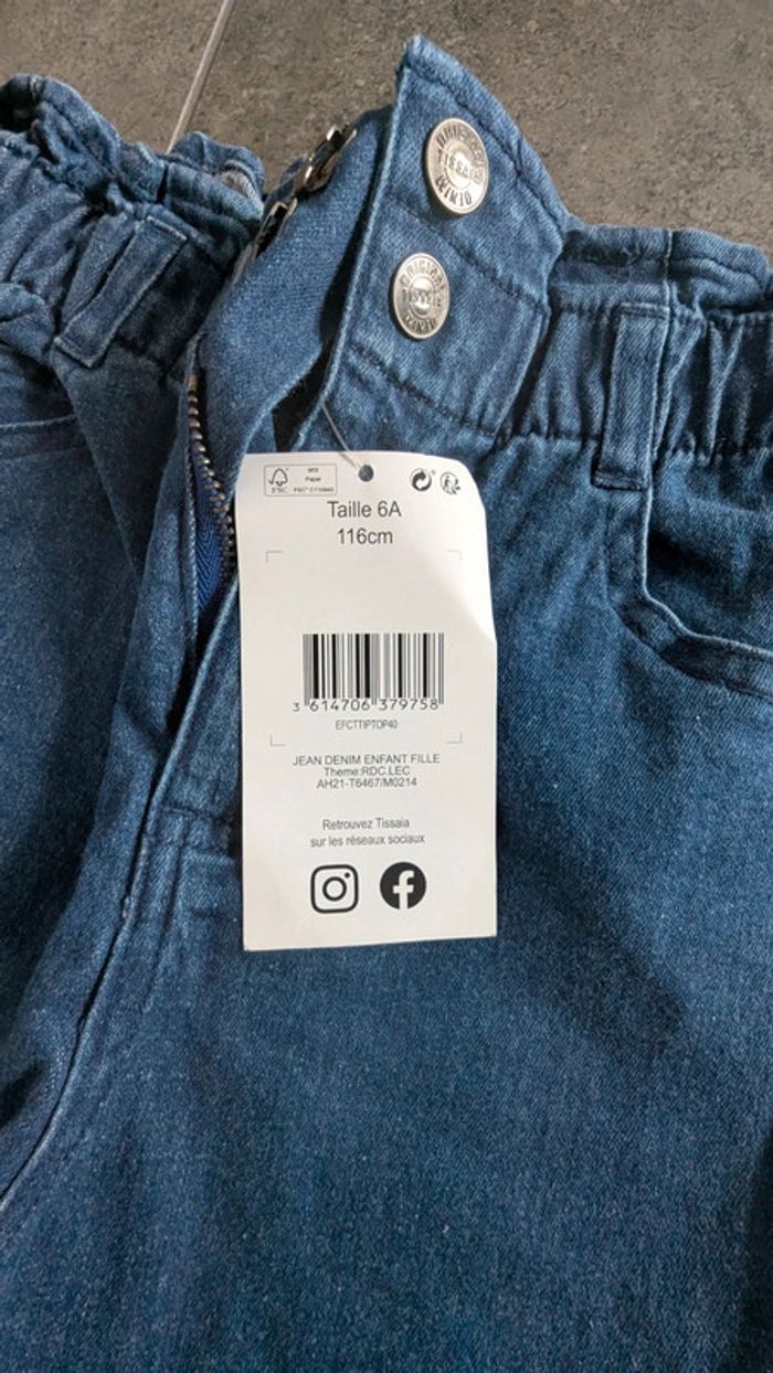 Jeans fille taille 6 ans - photo numéro 4