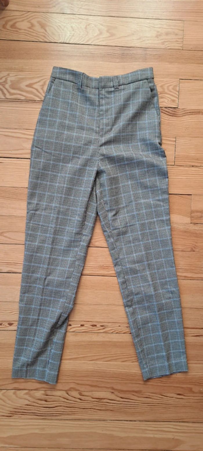 Pantalon Kiabi princes de gales taille haute