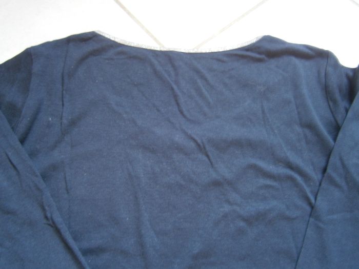 Tee-shirt ML bleu marine ANNA KAREL Taille L/40 - photo numéro 6