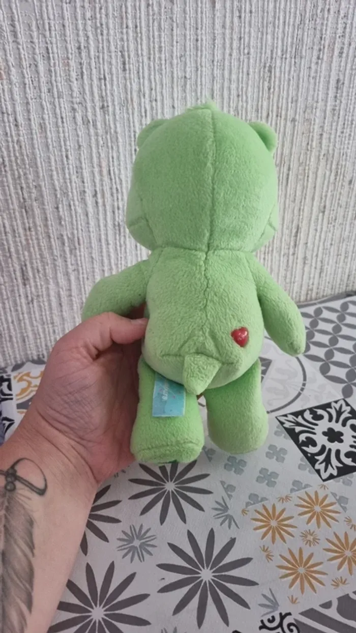 Peluche bisounours vert - photo numéro 3