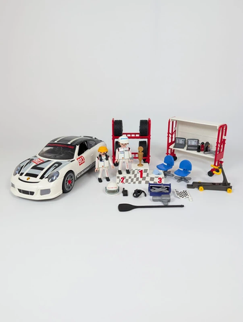 Playmobil Porsche 911 GT3 CUP avec stand