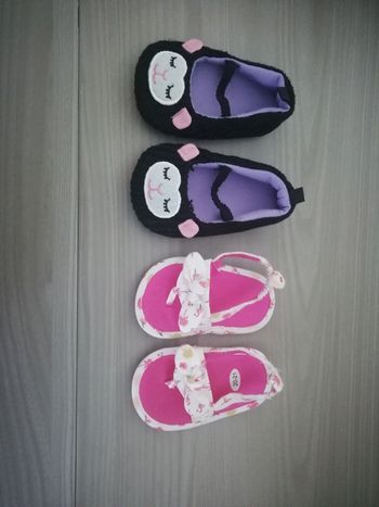 2 paires chaussures d'été