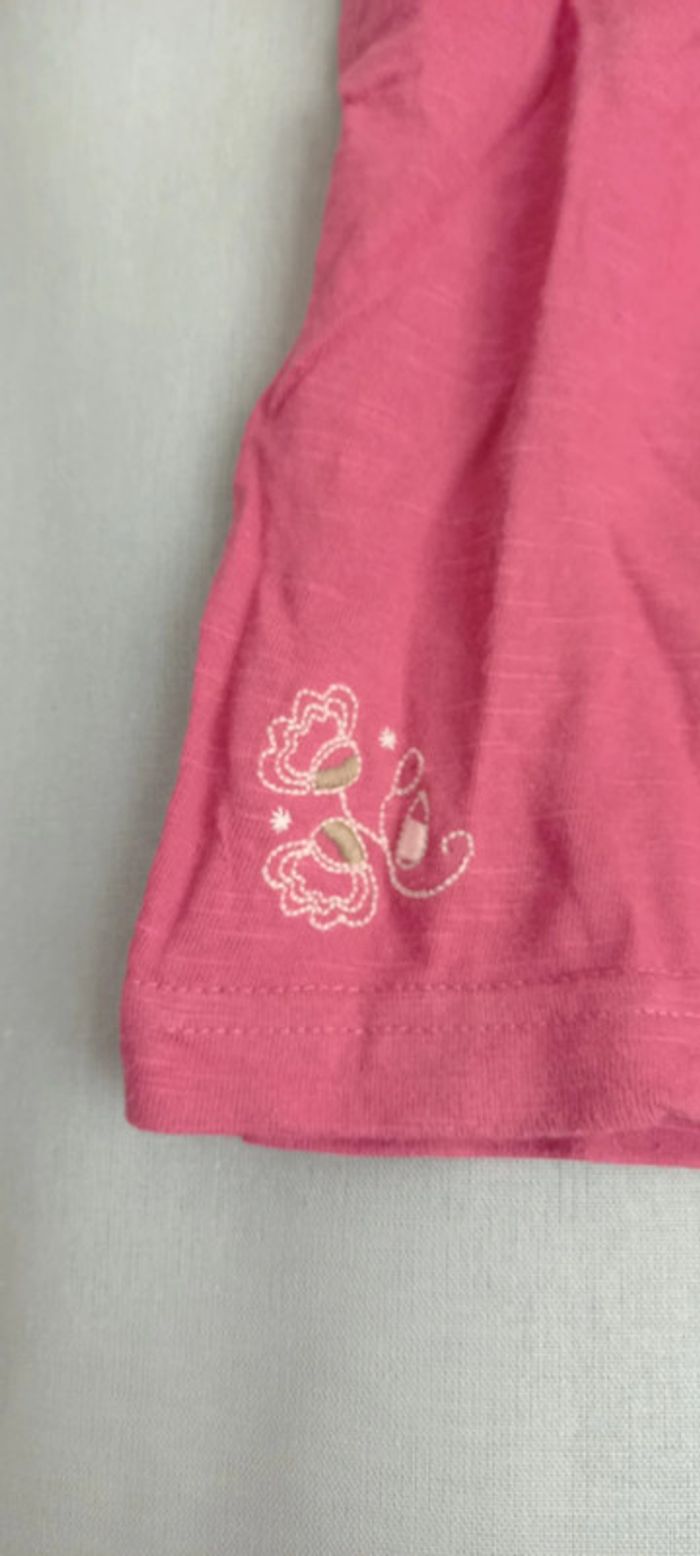 T-shirt rose gemo 24 mois - photo numéro 3