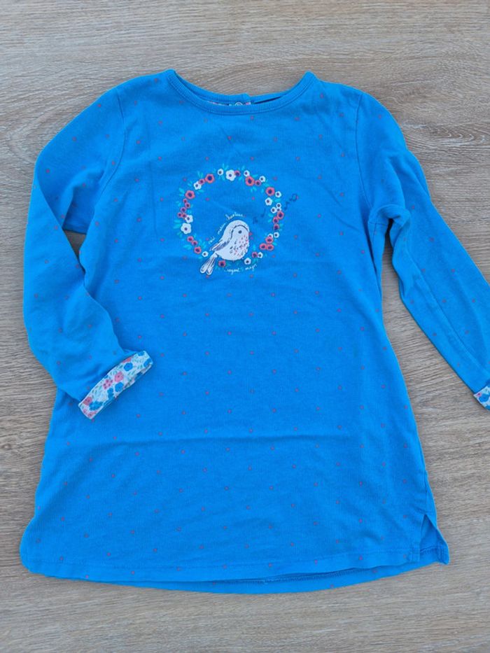 Chemise de nuit bleue