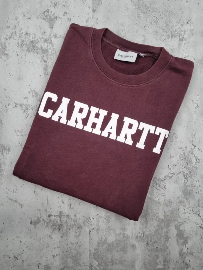 Sweat Carhartt bordeaux, XS Hommes
