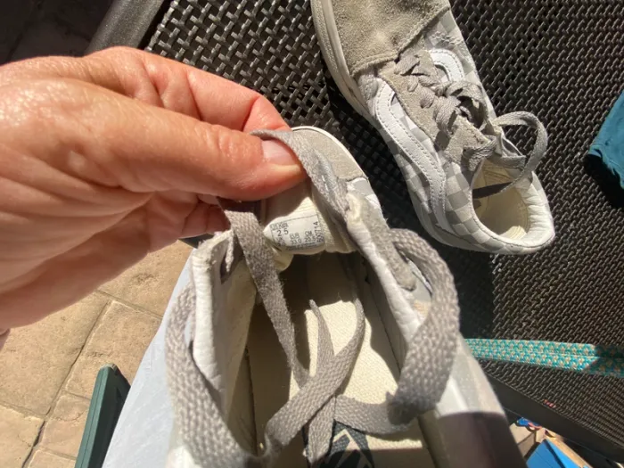 Vans 33 carreaux gris blanc - photo numéro 4