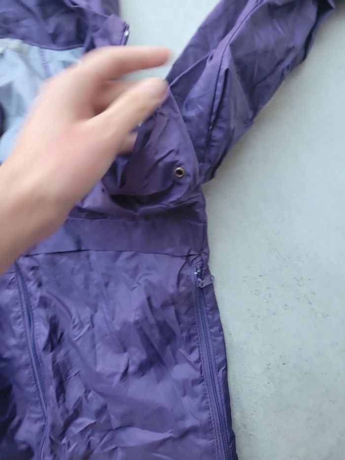 Imperméable violet fille taille 8 ans - photo numéro 7