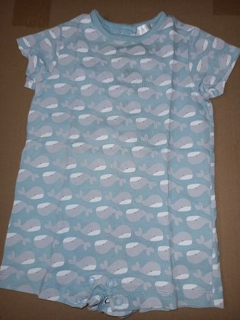 Combi short tex baby 12 mois