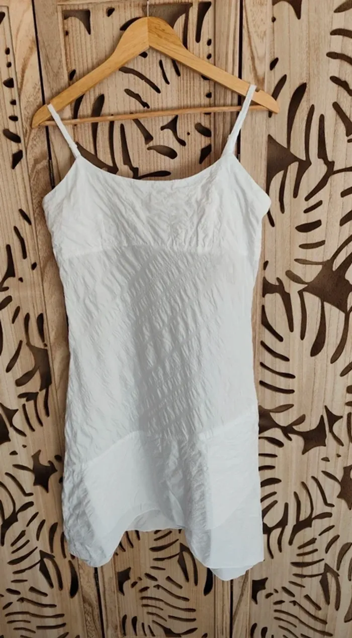 Robe asymétrique fine bretelles T 44 Coton du Monde - photo numéro 6