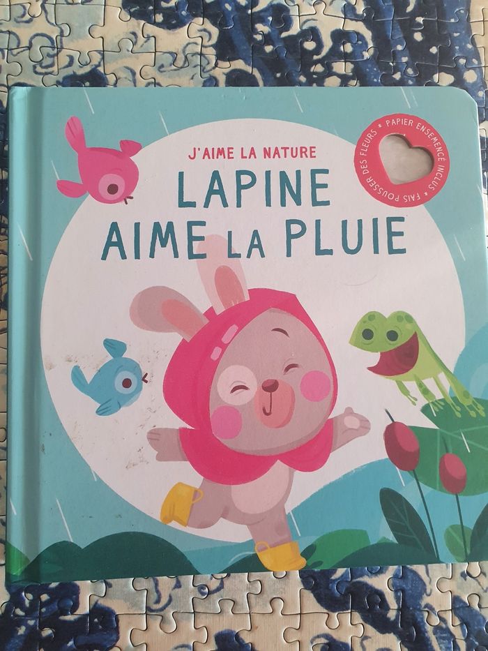 Livre "Lapine aime la pluie"