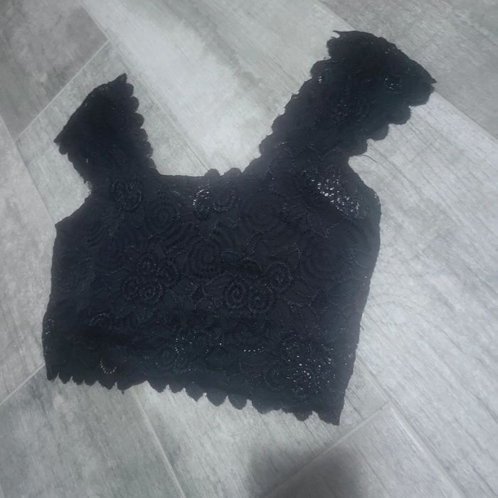 Magnifique croc top dentelle rembouré taille unique - photo numéro 4