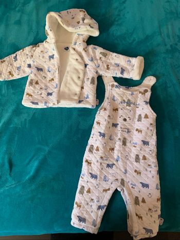Ensemble très chaud et tout doux taille 12 mois