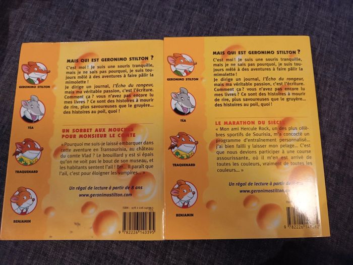 Lot 2 livres Geronimo Stilton tomes 3 et 24 - photo numéro 3