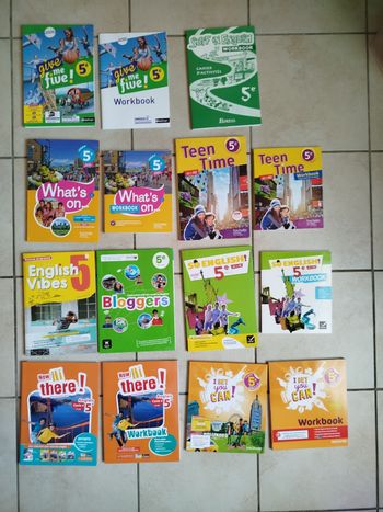 Manuels anglais 5e 