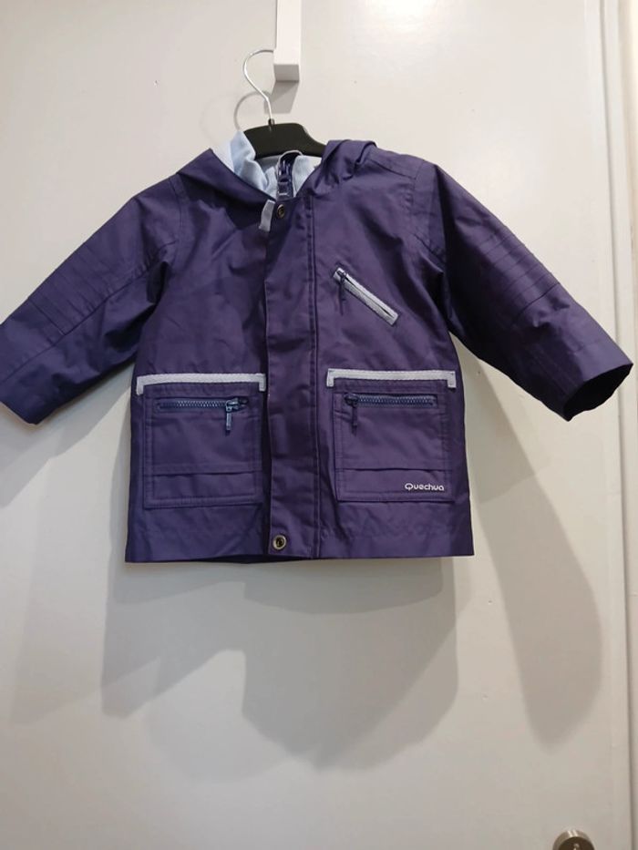 Veste coupe vent Quechua, imperméable, 9/12 mois