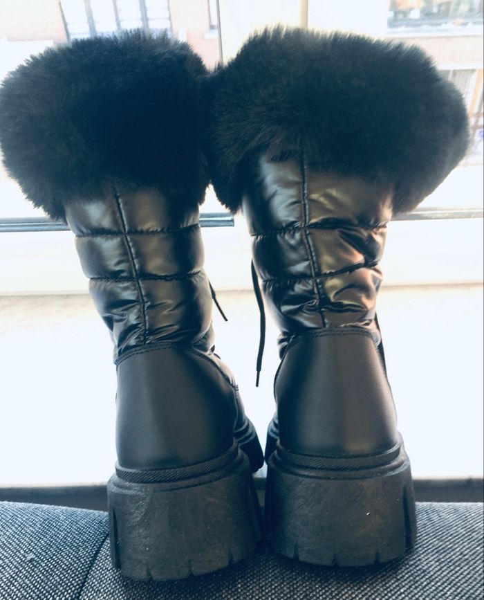 Bottines fourrées 39 noir - photo numéro 5